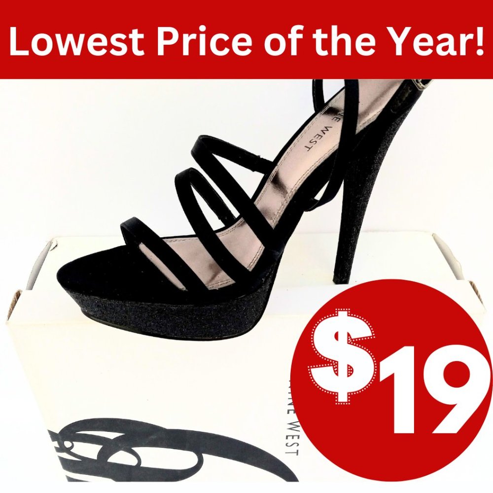 New Black Nine West Stilettos Size 10